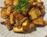 時短簡単 豚こま肉と厚揚げの味噌炒め作り方9写真
