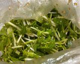 水菜と大葉の胡麻和え☆作り方3写真