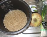 新玉ねぎ炊き込みご飯♪簡単作り方1写真