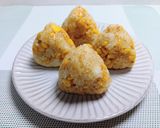 バター香る✨カレーコーンおにぎり作り方4写真