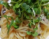 色々きのこと大葉とかいわれのパスタ作り方7写真