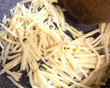時短副菜。細切りたけのこの水煮のきんぴら作り方4写真