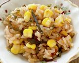 ☆とうもろこしのバター醤油炊き込みご飯☆作り方8写真