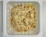 即席の卵スープと挽き割り納豆うどん作り方2写真