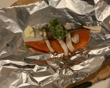 鍋も包丁もいらない！鮭のホイル焼き作り方2写真