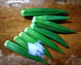 オクラと ミニトマトの 柚子胡椒の酢の物作り方1写真