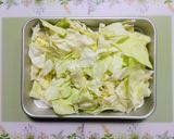節約簡単夕飯豚こまもやしキャベツポン酢炒め肉料理作り方3写真