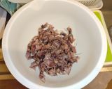 ホタルイカとベビー帆立と豆苗明太マヨ和え作り方1写真