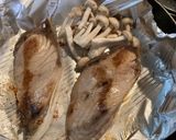 今日の夕飯　ブリの西京味噌焼き作り方2写真