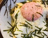 鶏肉とミニ豆腐の目玉焼き親子丼作り方4写真