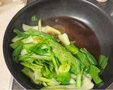 チンゲン菜のオイスター炒め作り方5写真