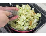 鶏肉ときゃべつのガーリック炒め★動画あり作り方22写真