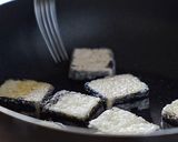 ヘルシー美味い！豆腐のピリ辛海苔巻き♪作り方3写真