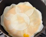 ［簡単］餃子の皮で、でっかピザ！作り方4写真