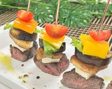 牛ステーキの彩りピンチョス作り方10写真