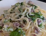 フキノトウのチーズパスタ作り方4写真