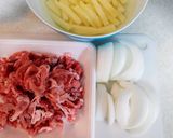 豚肉とじゃが玉☆ガーリックバタポン炒め作り方2写真
