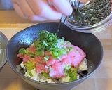 まぐろアボカド豆腐丼作り方5写真