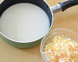 カブとゆで卵の豆乳を使った軽~いグラタン作り方2写真