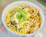 トロ玉シャキッともやしキムチ丼作り方5写真