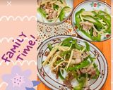 簡単豚肉チンジャオロースの炒め物作り方6写真