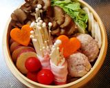 えのき豚バラ巻きと野菜のせいろ蒸し作り方4写真