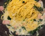 ワンパン！クリームパスタ作り方3写真
