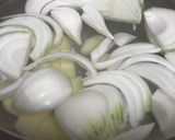 旨旨♡新玉葱と新じゃがのバター風味味噌汁作り方1写真