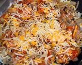【居酒屋風♪とろ～り旨辛】豚こまキムチーズ焼き作り方5写真