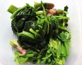 美味★豚肉ほうれん草豆腐のカレー炒め作り方1写真