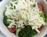 トマトとチーズとバジルのオーブン焼き♪作り方3写真