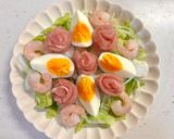 可愛い♡pink強めな♡生ハムサラダ♡作り方4写真