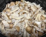 炊飯器DE簡単舞茸とシメジの炊き込みご飯作り方2写真