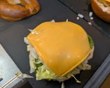 ベーグルでハンバーガービッグマック風作り方3写真