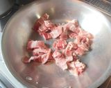 本格✨️豚バラと味噌でカルボナーラ作り方3写真