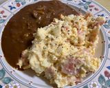 究極の背徳！ポテサラ with カレー作り方8写真