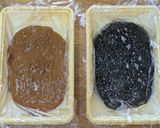 タピオカ粉で2色の豆乳わらび餅風作り方3写真