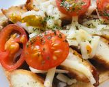 のこりのカレーで●ナゲットカレートースト作り方2写真