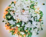 【しそ香る🌿】つくね風バーグ🍴ライスペーパー消費作り方1写真