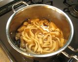 醤油味付け乾麺で作るかけうどん作り方8写真