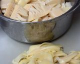 初筍でほっこりおかか煮♪作り方1写真