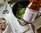 夕飯に！ネギの青い所と豚バラのレモンポン酢炒め作り方4写真