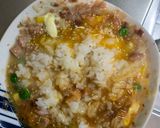 レンジ簡単中華風キムチ餃子味炒飯弁当作り方9写真