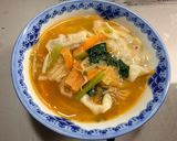 冷凍餃子と野菜で簡単！旨辛キムチ餃子鍋作り方10写真
