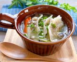 冷凍餃子で★簡単スープ餃子作り方4写真