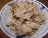 塩昆布とまいたけの炊き込みご飯作り方5写真