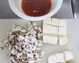 アレで減塩！豆腐ときのこの麻婆豆腐風作り方2写真
