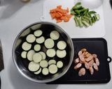 ナスとシシトウの簡単炒め物作り方1写真