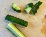 簡単すぎる！トマトと胡瓜の塩昆布サラダ作り方2写真