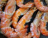 頭を美味しく頂くアルゼンチン海老の焼き方作り方2写真
